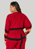 Cropped Striped Sweater