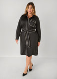 Belted Knit Shirtdress