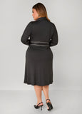 Belted Knit Shirtdress