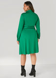 Belted Knit Shirtdress