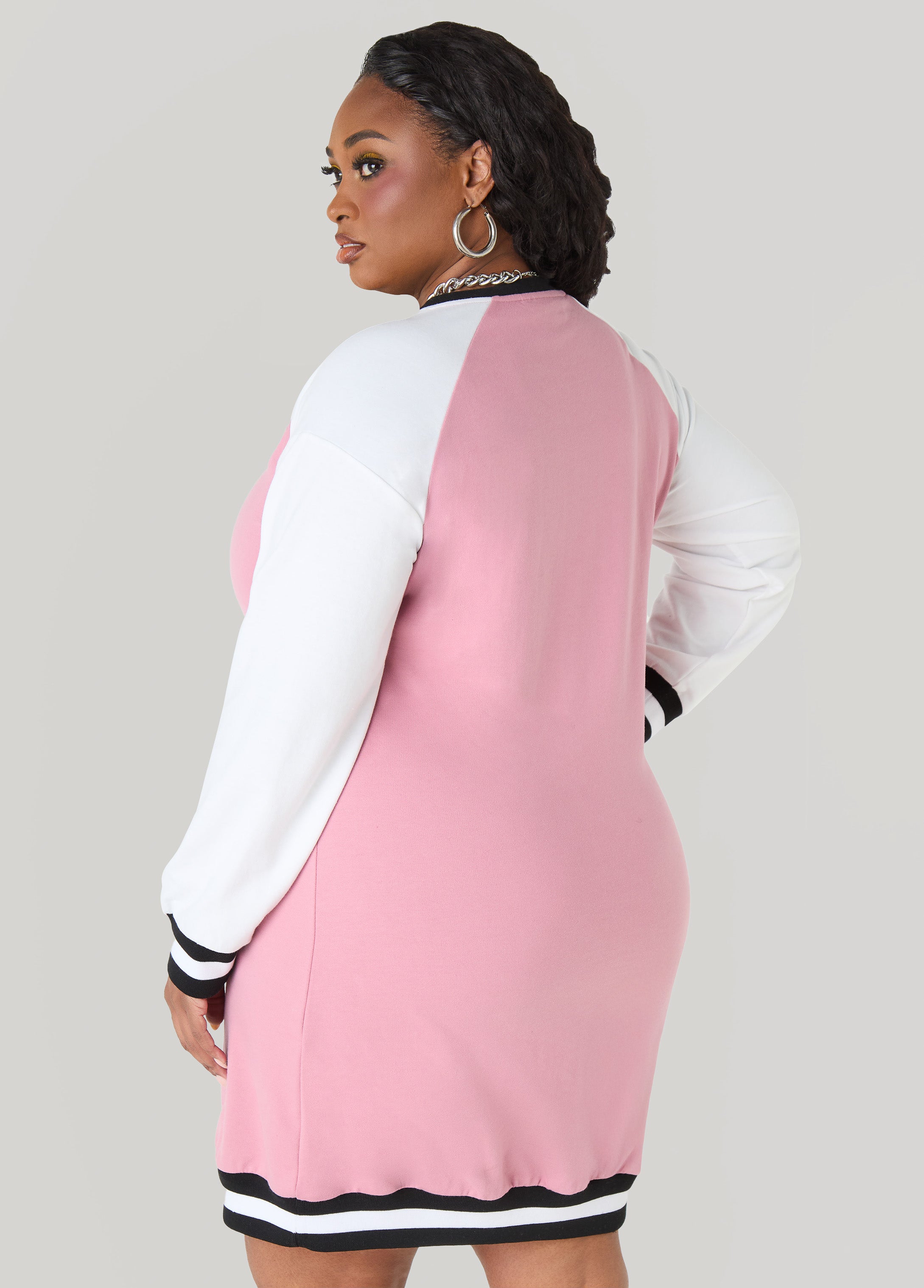 French Terry Raglan Sneaker Dress