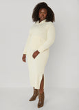 French Terry Hooded Maxi Dress
