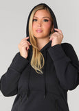 Hooded French Terry Maxi Dress