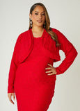 Textured Knit Bolero