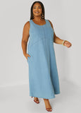 Chambray Maxi Dress