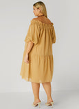 Off The Shoulder Gauze Dress