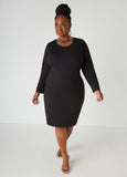 Ribbed Midi Bodycon Dress