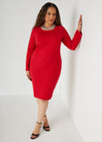 Ribbed Midi Bodycon Dress