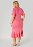 Heart Midi T Shirt Dress