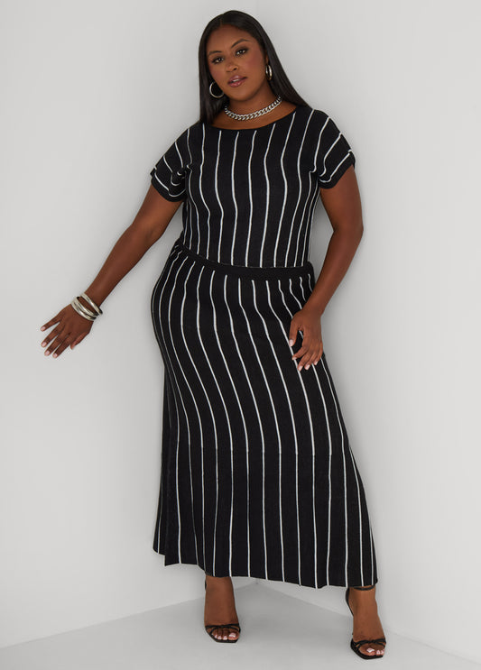 Striped Intarsia Sweater