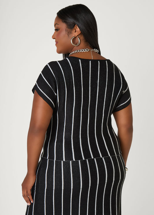 Striped Intarsia Sweater