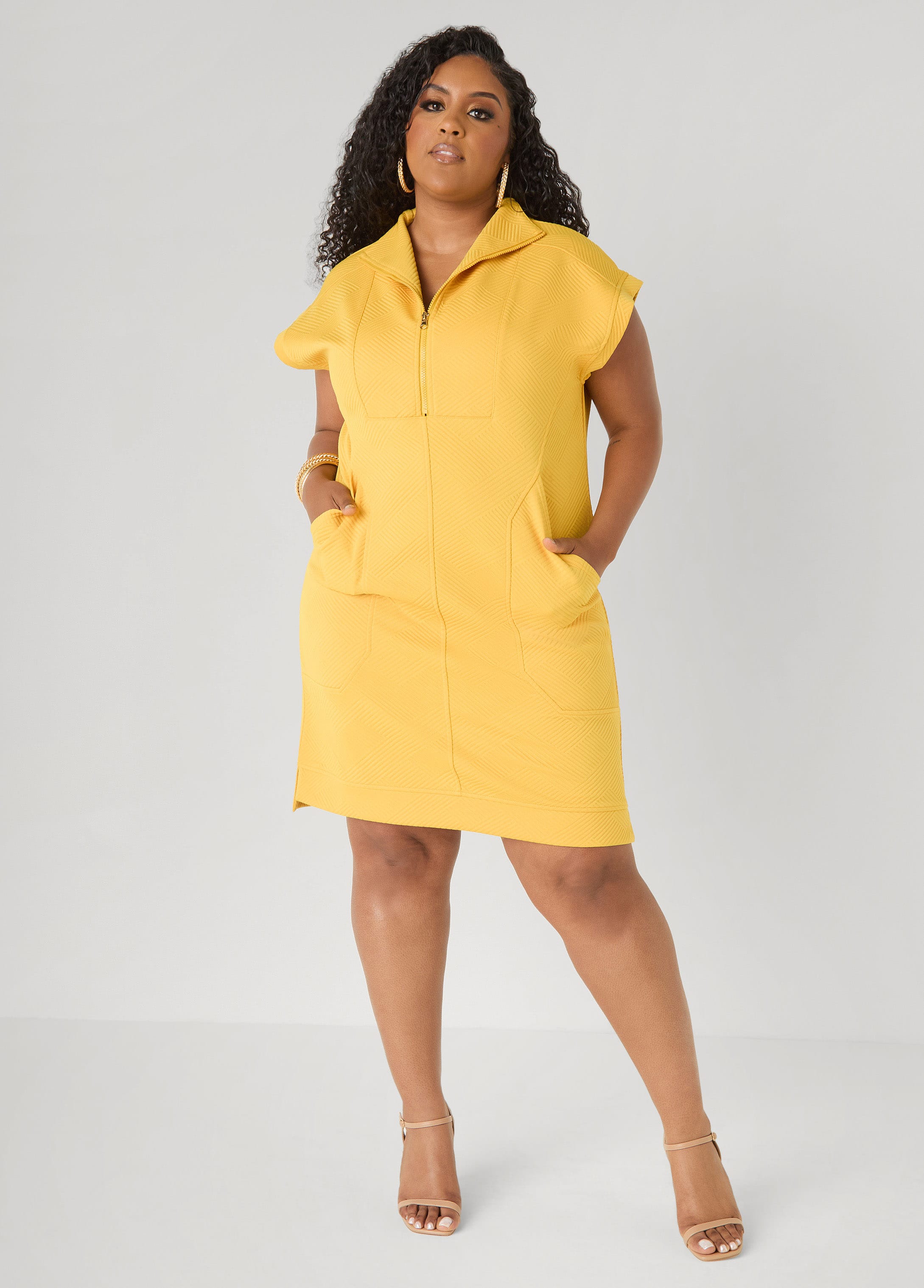 Athletic Knit Sneaker Dress – Ashley Stewart