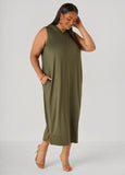 Hooded Maxi Cocoon Dress