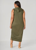 Hooded Maxi Cocoon Dress