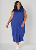 Hooded Maxi Cocoon Dress