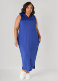Hooded Maxi Cocoon Dress
