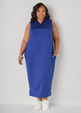 Hooded Maxi Cocoon Dress