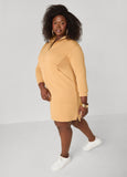 Zipped Athletic Knit Sneaker Dress