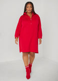 Athletic Knit Zipped Sneaker Dress