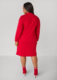 Athletic Knit Zipped Sneaker Dress