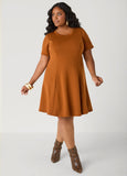 Ponte A Line Dress