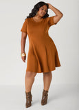 Ponte A Line Dress