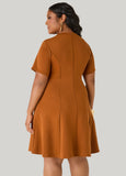 Ponte A Line Dress