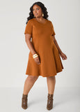 Ponte A Line Dress