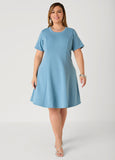 Ponte A Line Dress