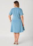 Ponte A Line Dress