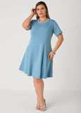 Ponte A Line Dress