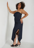 Strapless Denim Bodycon Dress