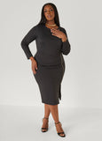 Zip Detailed Bodycon Dress
