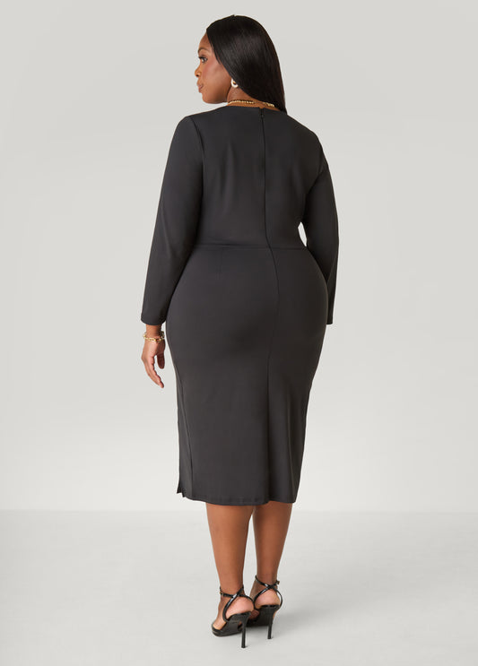 Zip Detailed Bodycon Dress