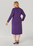 Zip Detailed Midi Dress