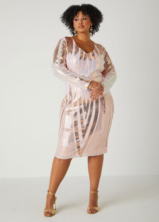 Sequined Bodycon Dress