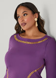 Studded Sheath Dress