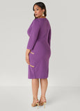 Studded Sheath Dress