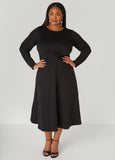 Knotted Midaxi A Line Dress