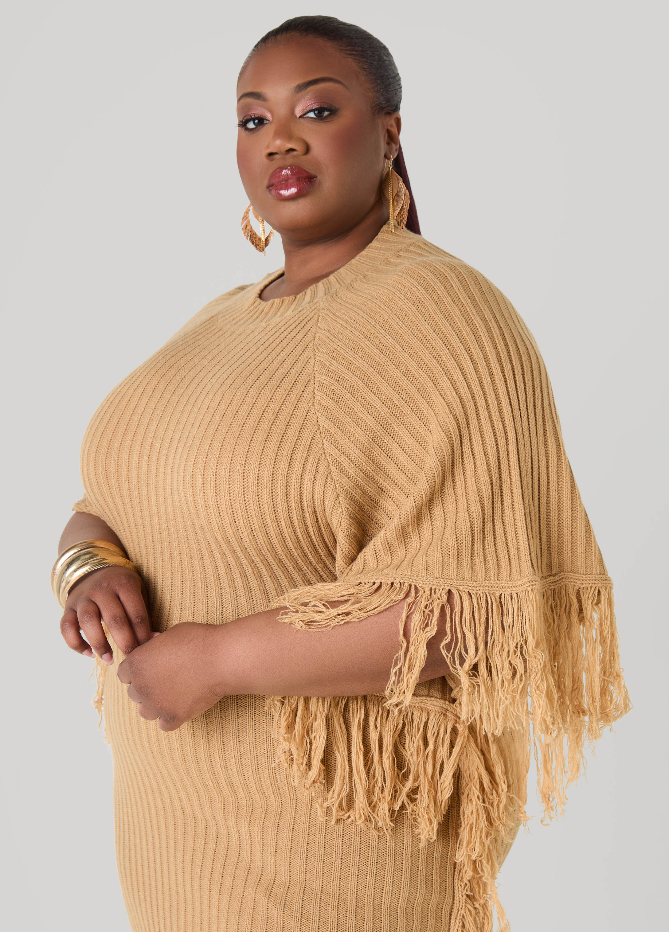 Fringed Maxi Sweater Dress Ashley Stewart Fringed Maxi Sweater Dress Ashley Stewart