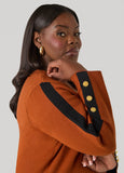 Hammered Button Cardigan