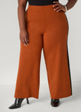 Striped Wide Leg Knit Pants