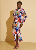 Plus Size printed maxi dress plus size party bodycon dress