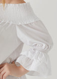 Off The Shoulder Poplin Dress