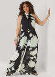 Floral Wide Leg Jumpsuit