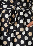 Polka Dot Midaxi Dress