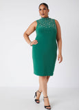 Faux Pearl Bodycon Dress