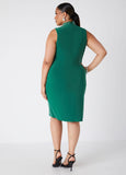 Faux Pearl Bodycon Dress