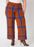 Windowpane Sweater Pants