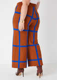Windowpane Sweater Pants